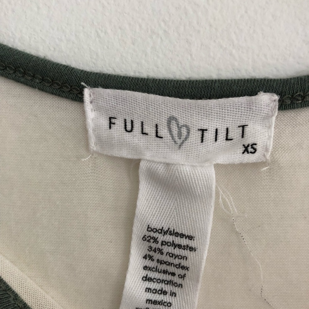 FULL TILT Glamp Womens Raglan Tee - Picture 5 of 6